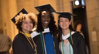 Three Female Graduates