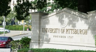 Pitt Campus sign