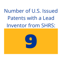 Number of U.S. Issued Patents with a lead inventor from SHRS: 9