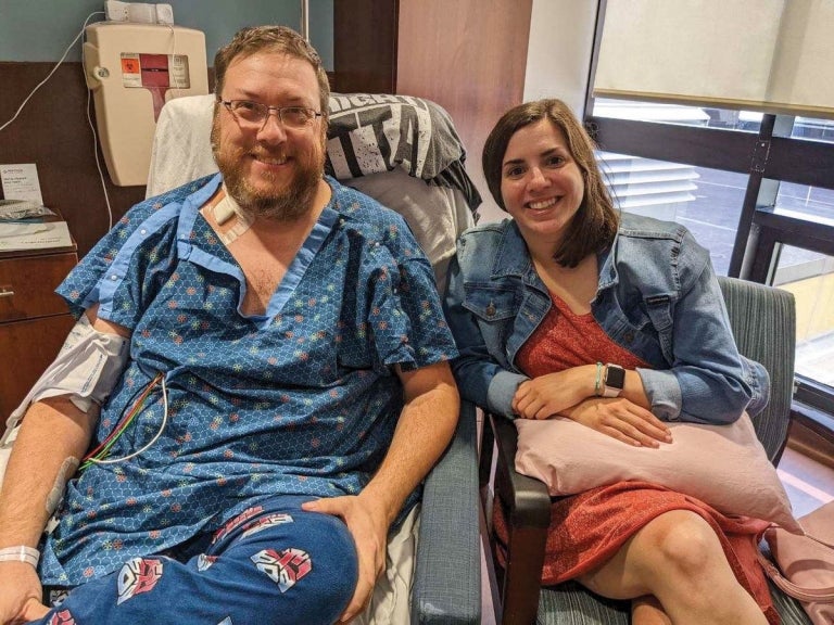 Kidney recipient Guy Guimond and donor Madelyn Czekalski share a special bond.